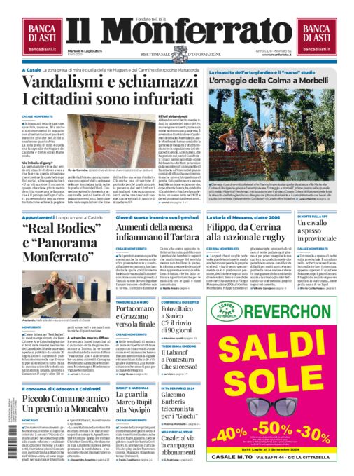 Il Monferrato - Edizione 55 del 16/07/2024